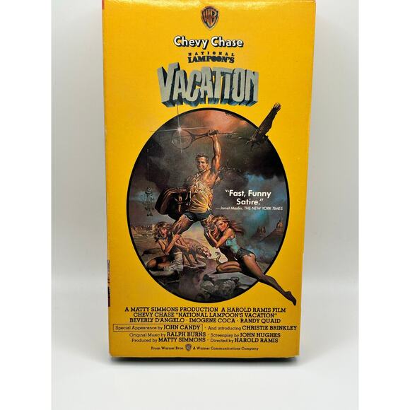 Chevy Chase 1986 Copy of National Lampoon's Vacation VHS - Picture 1 of 9